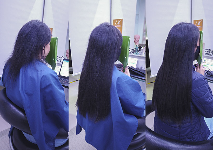 extensiones de cabello natural si tintura